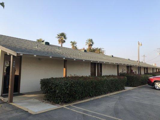 Courtyard cottages with courtyard ambiance..