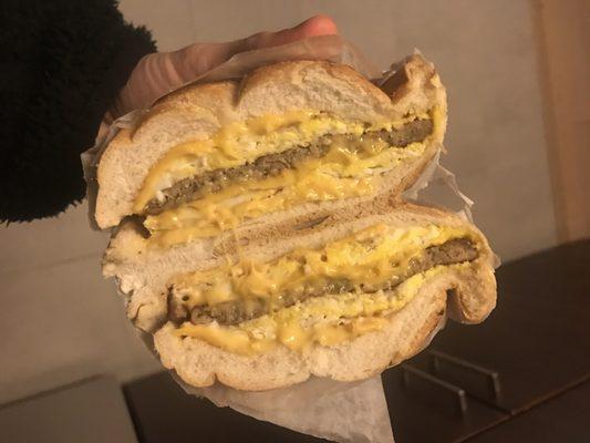 Sausage egg and cheese