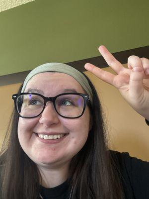 Rx Ray Ban glasses, transition and blue light filtering.