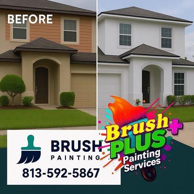 Before and after exterior