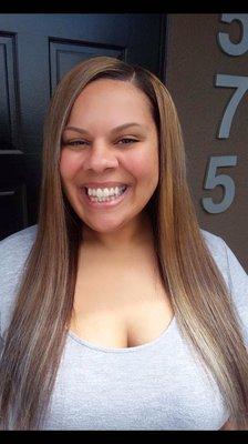 Weave install and color.