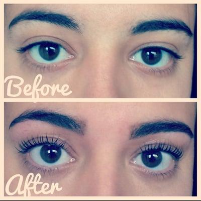 Lash Lift and lash tint