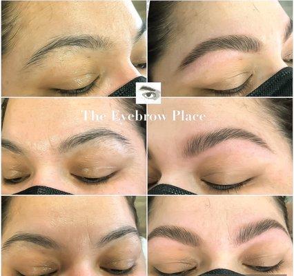 Eyebrow Lamination and Eyebrow Threading Shape