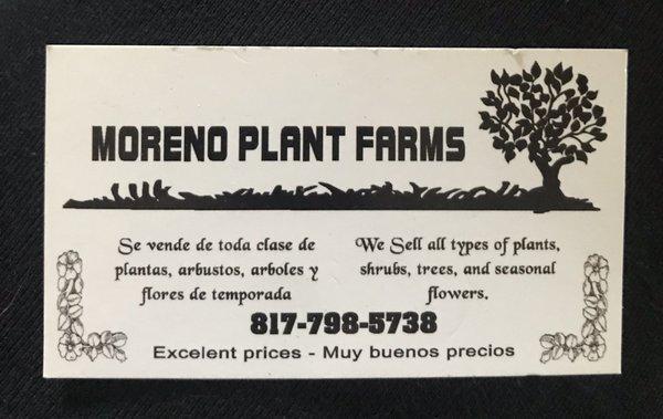 Moreno Plant Farm
