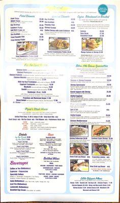 Our menu