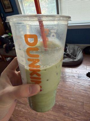 My half filled large matcha