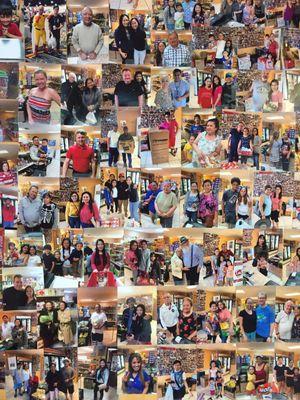 Photos on the wall of the business