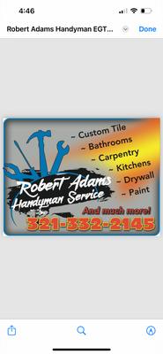 Robert Adams Handyman Service’s