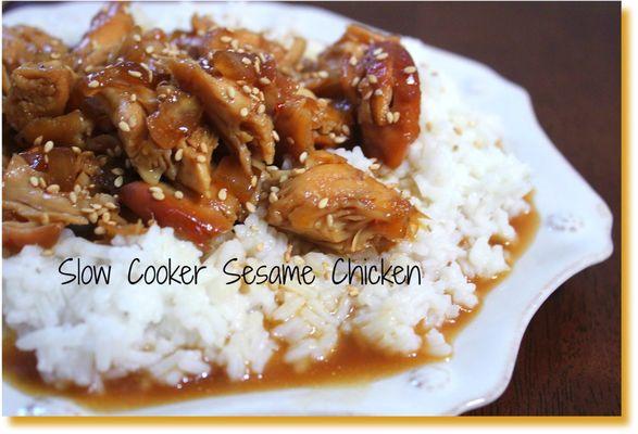 Slow Cooker Sesame Chicken on our November 2024 menu