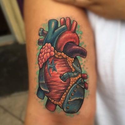 Heart on my sleeve that Jay did - added "metal" per request