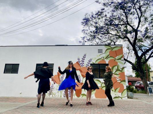 Exterior / Mural in parking lot by @AshlynCraigArt