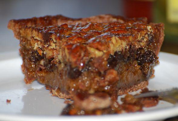 Chocolate pecan pie