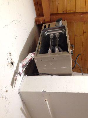 The landlord likes to hire cheap labor, they almost killed pets by letting the air condition refrigerant disperse inside house.