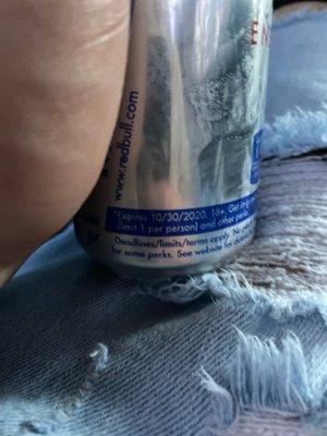 Just paid for a expired Red Bull