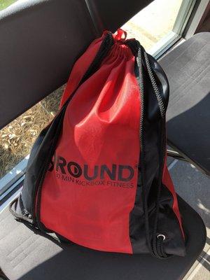 The bag of your wraps, heart monitor and gloves