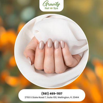 Enjoy the peaceful vibe of autumn with a relaxing nail appointment. We can't wait to see you!