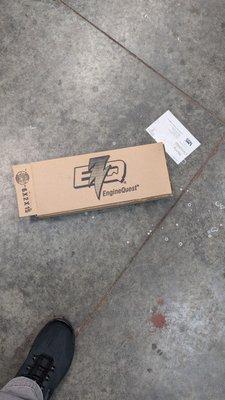 Box parts came in with brand and logo