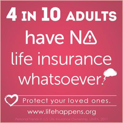 September is Life Insurance Awareness Month - please don't be on of the four!