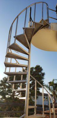 Custom stairs Stainless steel.