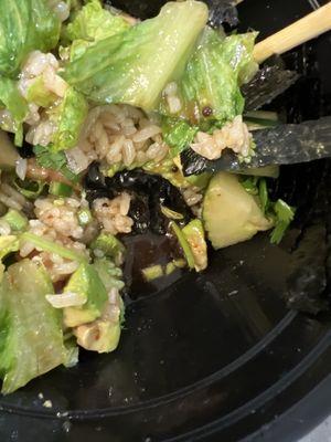 Too much sauce, barely any pieces of fish