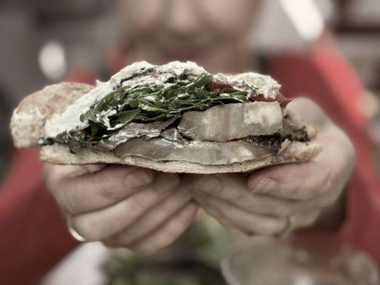 Smoked Eggplant Panini