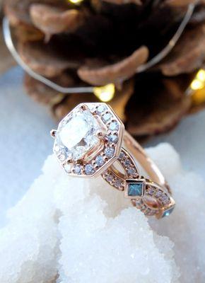 We offer custom design. Let us design that perfect piece of jewelry for you