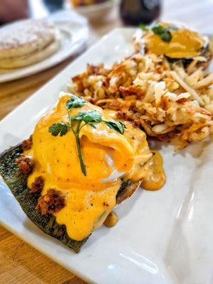 Poblano Benedict