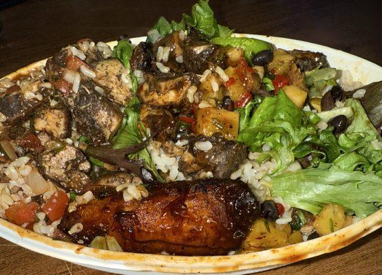 Jamaican Jerk Bowl (lunch) delivered via Ubereats