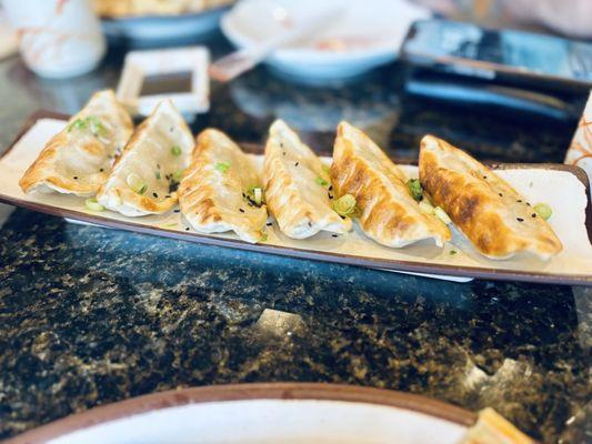 Pan-seared potstickers