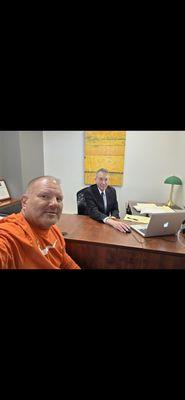 Me with my Newly retained Atty. Craig Cowley in May 08th, 2025. The surprises in store for my divorce case. I am in damn good hands.
