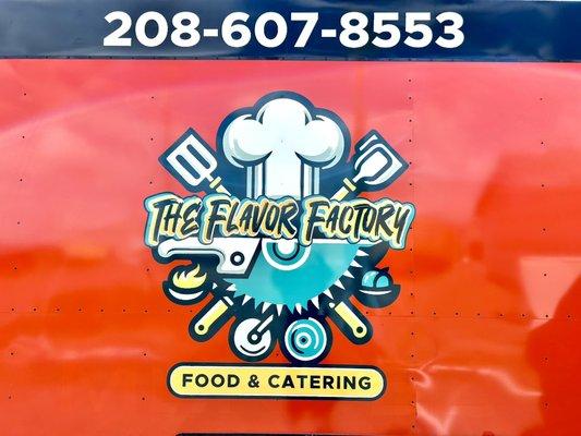 Our business phone number. Business logo.