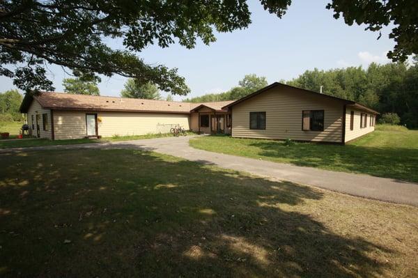 Eagle's Nest - is a modern, year round retreat building with 18 sleeping rooms. Can to accommodate 62 people.