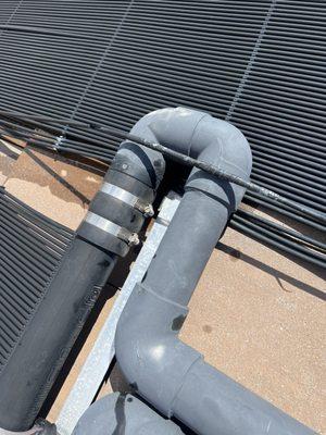 Solar pool heater