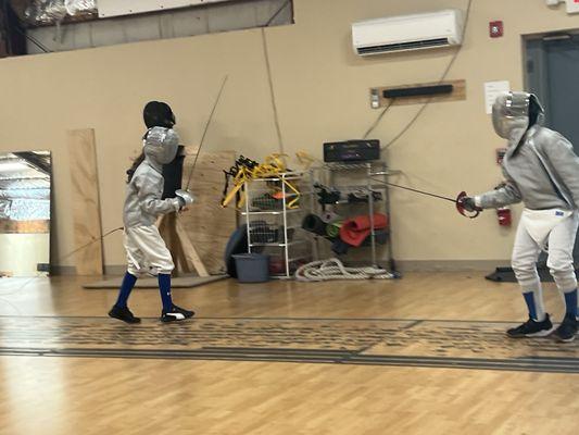 My son vs a buddy