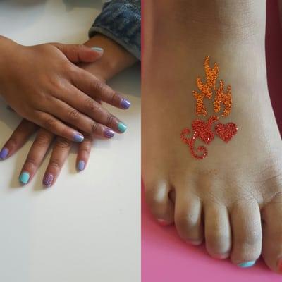 Glitter Fetish! Glitter Tattoo and Nails.