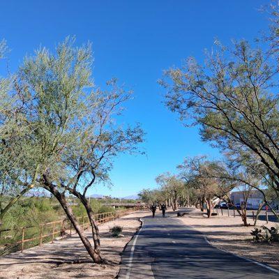 Police patrol just east of the Tucson Mall