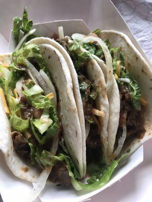 Oxtail tacos