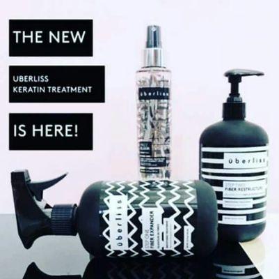 Its finally here!! The NEW and improved Uberliss Keratin Treatment. Soft and smooth frizz free hair for 3-4 months. Now formaldehyde free!