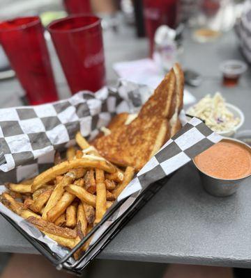 Classic Grilled Cheese, French Fries, Coleslaw and Creamy Tomato Soup