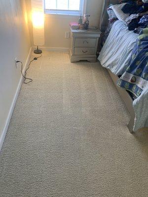 Kids bedroom (makeup all in the carpet)