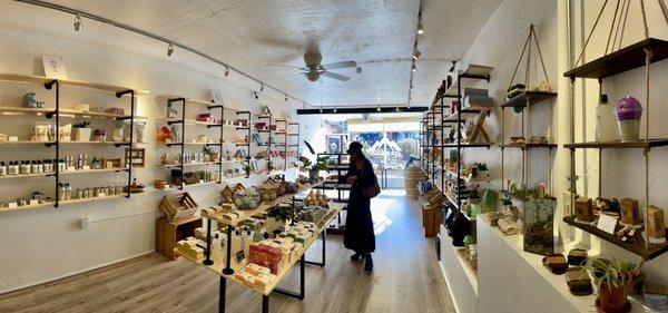 Panoramic view of the store inside