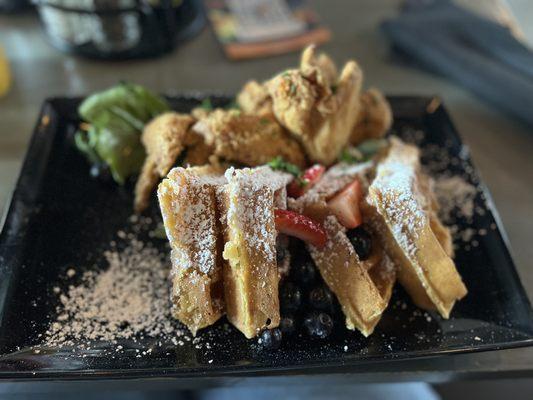 Never Can Say Goodbye AKA chicken and waffles