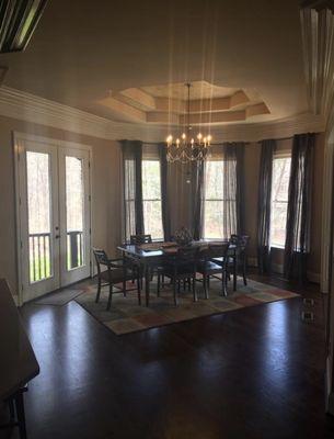 Interior Painting, wood floor staining.