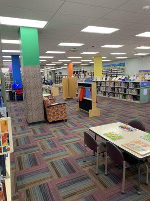 View from the children's area looking forward