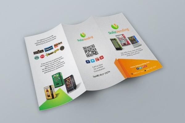 Design of a Tri-Fold Brochure for Solis Vending