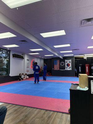 Waiting for lessons to begin