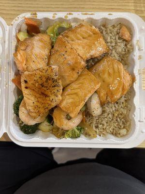Salmon and rice