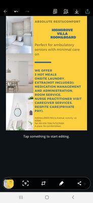 Our services and additional services