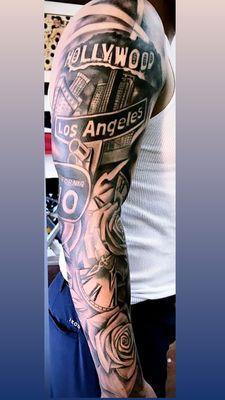 Black and Gray Sleeve