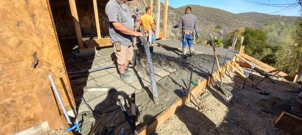 Getting the foundation ready for your new home.